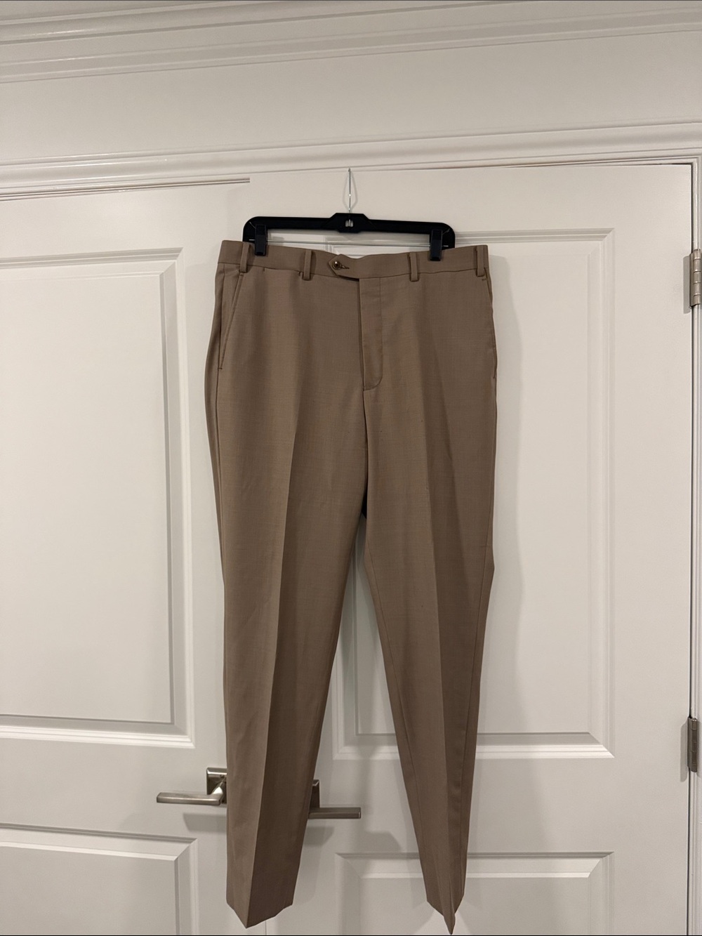 Men's Tailored Dress Pants in Taupe